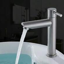 2Pcs Twin Taps Set Hot And Cold Pair Tap Traditional Bath Bathroom Basin Sink - Silver - View 10