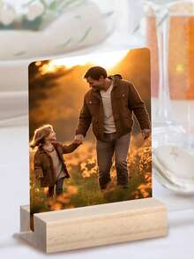 Customized Metal Photo Printing - Personalize Your Own Photos, Provide Customized Metal Photo Gifts For Family And Loved Ones, Preserve Your Exclusive Memories. Customized Photos, Aluminum Photo Stands, Anti-Fall, Waterproof, Scratch-Resistant. Give As Gifts To Family And Friends, Surprise Parents, Boyfriends/Girlfriends On Holidays And Birthdays, Creative Decorations, Photo Decorations - Multicolor - View 6