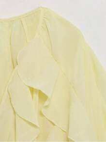 Nouvelle arrivée Blouse à volants superposés pour femmes d'été DEEKA