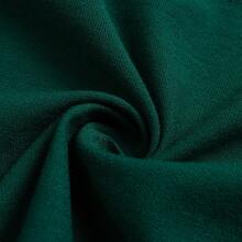 Adidas Camiseta de manga corta con cuello redondo HRTG TNS G T para hombre y mujer, ropa deportiva sencilla y holgada, ropa informal para uso diario, camisetas de calle, tops de media manga - verde bosque - Ver 3