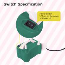 Bomba eléctrica para globos, bomba portátil para globos, inflador de globos para decoración de fiesta de cumpleaños (220V-240V)