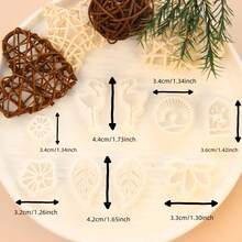 1pc/2pcs/9pcs Flamingo Polymer Clay Cutters, Animal Polymer Clay Cutters For Earrings Making,Lotus Leaf Earring Clay Cutters,Coconut Trees By The Sea Clay Cutters For Polymer Clay Jewelry, 3D Printed Clay Cutters