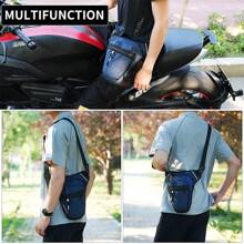 Motorcycle Leg Protection Bag, Outdoor Waterproof Thigh Bag, Men's Leg Bag, Men's Waist Bag, Women's Outdoor Thigh Bag, Motorcycle Riding Messenger Bag, With Leg Strap, Detachable Leg Strap, Suitable For Hiking, Mountain Climbing, Cycling, Fishing, Riding Travel