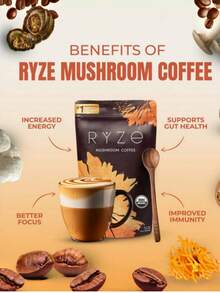 Immunity Benefits Mushroom Coffee Increases Energy Supports Gut, Better - - - 查看 6