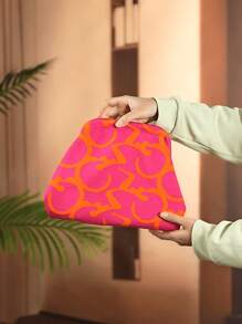 Prezent na Dzień Matki, Dzianinowa Torba, Damska Torba w Chmurki, Pasiasta Torba Plażowa, Modna Kopertówka, Duża Pojemność, Codzienna Kosmetyczka, Torebka Wieczorowa Pod Pachami, Torba Na Prezenty Świąteczne, Idealny Prezent Dla Rodziny, Sióstr I Przyjaciół, Może Pomieścić Wszystkie Podstawowe Kosmetyki