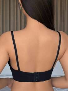 Adjustable Sports Bra With Seamless Supportive Back Design, Wireless & Wire-Free