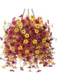 Herbst Wandbehang gelb und rot