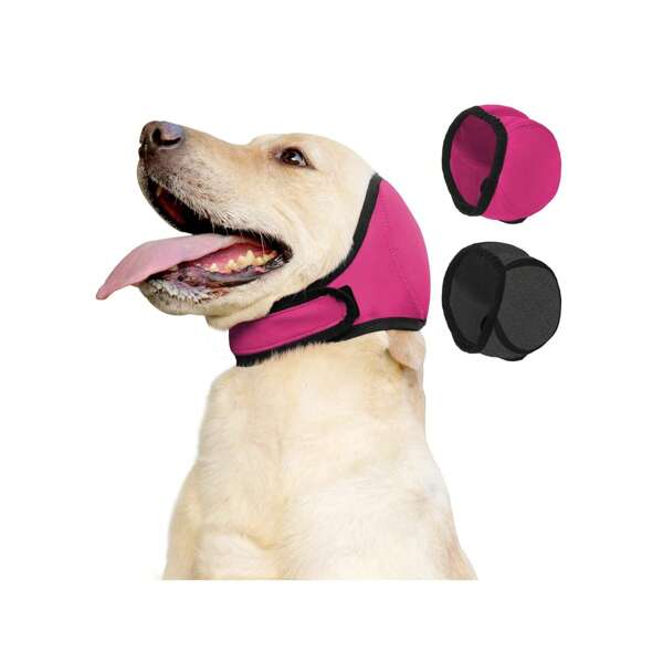 Protector de orejas calmante para perros, orejeras de protección contra el ruido, protección de orejas para aliviar la ansiedad, capucha calmante para perros, diadema para perros para la ansiedad, orejeras para perros y gatos