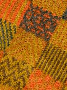 Knit Mix 优雅女士时尚格子针织毛衣，宽松圆领长袖套头衫，适合圣诞节、感恩节、新年、休闲场合穿着，随机图案设计，也适合返校季和秋冬季节穿着。 - 彩色 - 查看 8