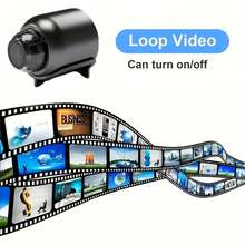 1/2 件迷你无线 WiFi 智能安全摄像头，1080P 高清，应用程序控制，AI 运动检测报警，声音监控，USB 供电，易于安装，宠物监控系统，猫眼摄像头，圣诞节和新年礼物