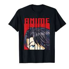 Anime Graphic Japanese Animation Otaku Fan T-Shirt| QW Graduation Gifts - Black - View 1