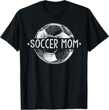 Camiseta de "Soccer Mama" de combinación familiar como regalo para el equipo de jugadores - Negro - Ver 1