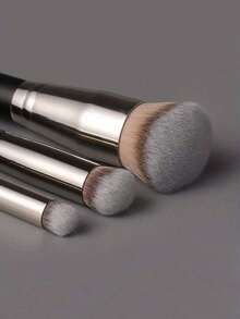 3pcs Professional Foundation Concealer Brush Set For Smooth And Even Application Of Liquid And Cream Makeup - Multicolor - View 7