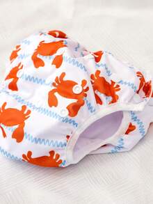 1件装可重复使用防水游泳尿布，适合9个月至3岁的幼儿 - 彩色 - 查看 6