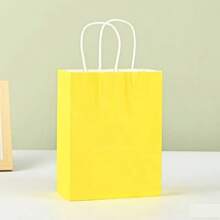 6/12/24 Peças Sacolas de Presente Coloridas para Festa com Alças, Duráveis, Fashionáveis, Multicoloridas, Adequadas para Lembrancinhas de Festa, Artesanato e Presentes, Comemorações de Aniversário, Casamento e Feriados (Cores Mistas Aleatoriamente)