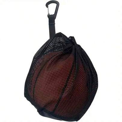 1pc Multi-Functional Sports Drawstring Mesh Bag, Durable Oxford Fabric, Easy To Carry, Space-Saving, Suitable For Basketball, Football And Volleyball
