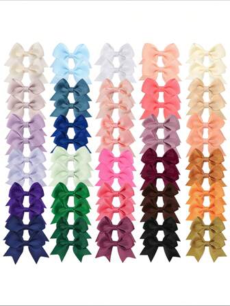 40 pezzi di Fermagli per Capelli Colorati a Forma di Farfalla Per Ragazze, Assortimento Casuale Per Feste, Vacanze, Regalo