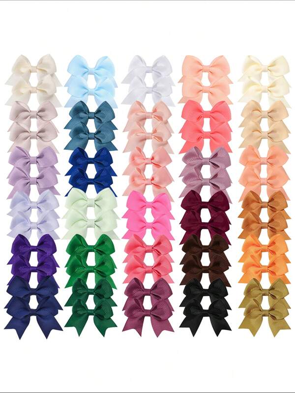 40pcs Colorful Butterfly Hair Clips For Girls, Random Assorted For Party, Holiday, Gift