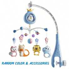 Raccoon Hanging Decor, Car/Crib Hanging, BB Sound, Baby Doll, New Rainbow Baby Stroller Hanging Plush Rattle Soothing Doll - Multicolor - View 5