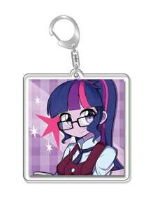 MY LITTLE PONY 1pc Cute My Little Pony PVC Character Keychain (Twilight Sparkle, Rainbow Dash, Pinkie Pie, Fluttershy), Suitable For Hanging On Keys, School Stationery, Bags, Decorations, Can Be Given As Gifts To Friends, Family, Colleagues, Applicable For All Year Round Use School Decor School Surprise Dormitory Decor Back To School