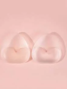 透明隐形加厚硅胶胸罩聚拢泳衣防水比基尼内衣假胸垫 - 彩色 - 查看 7
