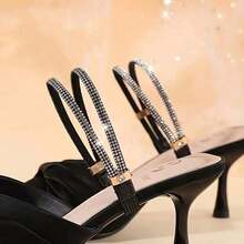 女士高跟防滑鞋带，弹性免系带鞋带，多色