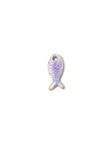 5 件/包 304 不锈钢油滴鱼形吊饰，DIY 海洋风格珠宝配件 - 滴油小魚配件 - 查看 10