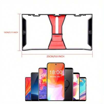 1/4" Estabilizador de mano para teléfonos inteligentes - Ideal para vlogging y fotografía, se vende por separado