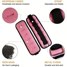 1 par de pesas ajustables para tobillos para mujeres y hombres - 0,5 kg/1 kg Correas modulares para piernas y muñecas con cierre de gancho y bucle, negro, rosa o morado, perfectas para yoga, caminar, correr, aeróbic y entrenamientos en el gimnasio, accesorios de yoga | Diseño elegante | Equipo de fitness versátil. ¡Transforma tu rutina de entrenamiento con estas correas de tobillo con peso! Ideal para yoga, pilates