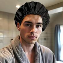 Shower Caps - Black - View 5