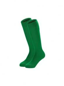 1 Pair Kids Anti-Slip Thickened Long Football Socks, Solid Color Long Sporty Socks For Basketball, Suitable For 2-12 Years Old, First Day Of School - Multicolor - View 19
