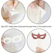 23PCS Set Of Bridal Wedding Photo Supplies, Wedding Photo Booth Props, Rose Gold Bachelor Party Decorations, Suitable For Brides To Be, Parties, Gift Accessories, Wedding Gift Supplies, Wedding Decorations, Festivals