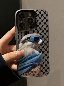 Majestic Eagle Designed Phone Case, Islamic Traditional Pattern, Matte Finish Anti-Fall Camera Protective Phone Cover, Compatible With IPhone11, 12, 13, 14, 15, 16 Pro Max, X, XS, XR, 16e, 15 Plus, Galaxy A03, Galaxy Infinix, Honor X50i, Vivo, Redmi, OPPO, Realme