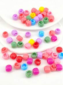 100/50/10 Stück (zufällige Farbe) neue farbenfrohe perlenbesetzte Haarclips, süße Mini-Klemmen, tägliche Haarstyling-Clips, Pony & Seitenhaar-Clips, Haarzubehör, flache Krallenklemmen, Clips für Haare, Haarspangen, Haarschlaufen