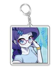 MY LITTLE PONY 1pc Cute My Little Pony PVC Character Keychain (Twilight Sparkle, Rainbow Dash, Pinkie Pie, Fluttershy), Suitable For Hanging On Keys, School Stationery, Bags, Decorations, Can Be Given As Gifts To Friends, Family, Colleagues, Applicable For All Year Round Use School Decor School Surprise Dormitory Decor Back To School