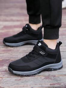 Zapatos de senderismo deportivos para hombres, botas de escalada antideslizantes y resistentes a la abrasión para uso casual de mediana edad y personas mayores, nuevas para otoño/invierno