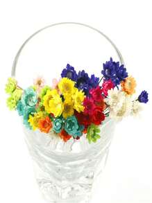 100 Stücke kleine getrocknete Sternblumen, Strauß mit unsterblichen Blumen, handgefertigte DIY Blumenarrangements, Vasen-Füllblumen für Thanksgiving, Weihnachten, Hochzeit, Heimdekoration