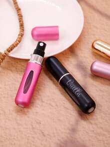 自定义名称香水瓶、个性化旅行香水瓶可再填充、定制迷你香水瓶、可定制新娘派对礼物、生日礼物、伴娘礼物、多功能、旅行、便携、液体瓶、适合男士、女士、闺蜜、女朋友、男朋友、同事、精美、独特的礼物 - 5ml - 查看 6