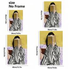 قطعة واحدة ، لوحة فنية لامرأة تقرأ الكتب وتشرب القهوة، ديكور فني حديث بدون إطار، ملصق مطبوع على لوحة جدارية مقاومة للماء على قماش، مناسبة للمنزل، المكتب، غرفة النوم، غرفة المعيشة، غرفة الدراسة، الحمام، البار، فن الجدران وديكور المنزل، هدية عيد مثالية