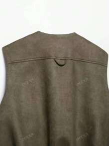 DEEKA Nouveau printemps été Femmes Gilet sans manches effet velours