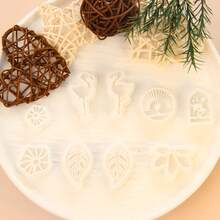 1pc/2pcs/9pcs Flamingo Polymer Clay Cutters, Animal Polymer Clay Cutters For Earrings Making,Lotus Leaf Earring Clay Cutters,Coconut Trees By The Sea Clay Cutters For Polymer Clay Jewelry, 3D Printed Clay Cutters
