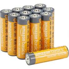Basics Pilas alcalinas AA de alto rendimiento, 1.5 voltios, 10 años de vida útil, 20 unidades - 12 unidades (AA/LR6) - Ver 13