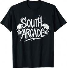 Retro From The South Arcade Y2kcore Tee Merch Casual Comfort T-Shirt - Black - View 1