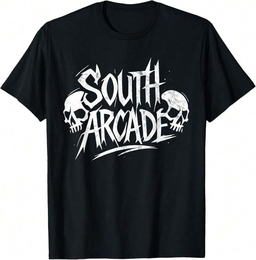 Retro From The South Arcade Y2kcore Tee Merch Casual Comfort T-Shirt - Black - View 1