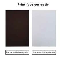 10 片可打印磁性片，4R（4 X 6 英寸）柔性磁性片，光面磁性纸，无粘性，用于喷墨打印机制作冰箱照片，DIY 工艺品照片磁性片，学校用品，返校