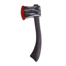 3pcs Halloween Plastic Weapon Simulation Axe Sickle Role-Playing Stage Performance Chainsaw Horror Prop Halloween Costume Prop (Random Style)(Some Minor Flaws, Don't Take Pictures If You Mind)