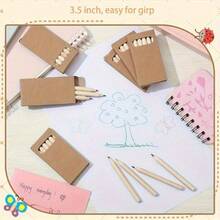 5/10/30 Box Mini Coloring Pencil Set, 3.5 Inch Portable Chunky 6 Different Color Pencils, Bulk Pre-Sharpened Colored Pencils For Art Class School Supplies, Small Birthday Gift, Christmas, Holiday Gift School Supplies, Back To School - Many - View 10