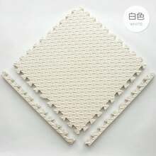 16PCS 30*30cm Sports Gym Mat Protection EVA Leaf Grain Floor Mats Yoga Fitness Non-Slip Splicing Rugs Thicken Shock Room Workout