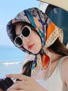 100% Mulberry Silk Scarf, Breathable Shawl Bandana, Decorative Hair Accessory, Elegant Fashion Accessory, Non-Stretchy, Suitable For Outdoor Decor, Gift For Women