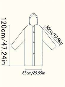 3pcs Black High-Quality Thick EVA Full Body Adult Raincoat - Sports Raincoat With Buckle Front, Semi-Transparent Design And Elastic Cuffs, Suitable For Outdoor Cycling, Hiking, Running - Lightweight And Portable, Outdoor Rain Protection | Full Body Raincoat | Windproof EVA Insulation, Galentines, Puppy, Carnival, Spring Summer Picks, Brides Maid Gifts, Room, Bedroom Decor, Bedroom Decor, Beach, Travel, For Men, For Women, Vacation,Cute Stuff - Black - View 8
